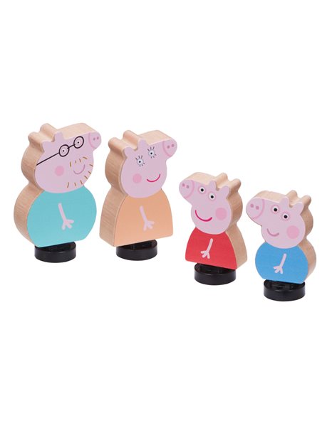 PEPPA PIG WOOD PLAY FAMILY FIGURE PACK < 3-6 years | Giochi Preziosi